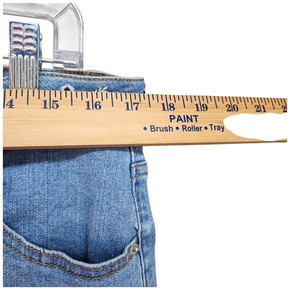 Y2K Embroidered Flare Jeans Women’s 14 Floral Boho Hippie Wide Leg Bell Bottom - Picture 9 of 13